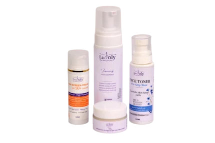 Brightening & Protection Skincare Set for oily skin